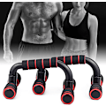Miniatyrbild 5 av 8: Ergonomiska Push-up Bar Ställ för Ökad Effektivitet, Lutande Push-up Bar Ställ med Halkfria Skumgrepp för Säkrare Överkroppsövningar