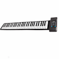 Miniatyrbillede 4 af 5: 61 Tangenter Roll Up Keyboard Piano MIDI Funktion Bærbar Hånd Roll Piano med LED Digital Display 100‑240V