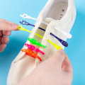 Miniatyrbillede 4 af 5: 24 stk. Lazy Tying-Free Elastiske Snørebånd, Snørebånd Special No Tie Gummi, til Børn og Voksne
