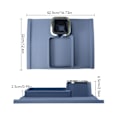 Miniatyrbild 3 av 3: Universell Passform Silikon Soffbricka för Armstöd, Spillfri Soffaccessoar För En Säkrare Avslappningsupplevelse, Soffmuggshållare Med Eleganta Metallkanter