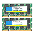 Miniatyrbild 1 av 5: 2 st Xiede DDR2 1 GB minnesmodul 800 Mhz PC2-6400 1,8 V Helt kompatibel för bärbar dator