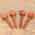 Miniatyrbild 3 av 3: 4 st Jujube trä 4/4 fiolsträng stämskruvar delar ersättning instrument tillbehör
