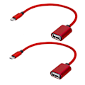 Miniatyrbild 1 av 5: Typ-C OTG-datakabel USB-adapter OTG-adapterkonverter Micro USB-kablar AUX-ljudkabeladapter för Android