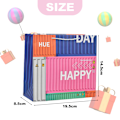 Miniatyrbillede 2 af 5: 4 stk. Happy container fashion gavepose papirpose Varmt folie papirpose gaveæske gavepose Børns legetøj håndtaske