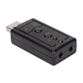 Miniatyrbilde 2 av 5: Virtuelt lydkort intern forsterker og volumkontroller 7.1 kanals lydkort med 3,5 mm og mikrofonporter