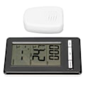 Miniatyrbild 2 av 5: Trådlös elektronisk termometer inomhus utomhus hem digital väderstation klockdisplay elektronisk termometer