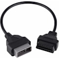 Miniatyrbillede 1 af 5: 14-pin til 16-pin obd2 forlængerkabel