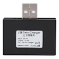 Miniatyrbild 1 av 2: Mini högkvalitativ laddare förlängare USB-hubb för bärbar dator/skrivbord svart