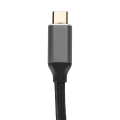 Miniatyrbilde 3 av 8: USB 3.1 dobbelthode 100W USB C til USB Type C hannkabel USBC PD 5A hurtigladerkabel 1,5m