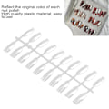 Miniatyrbild 8 av 8: 200 st falska nagelspetsar transparent nagelkonstfärg stil display spetsar nagelkonsttillbehör
