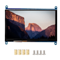 Miniatyrbild 1 av 5: 7-tums LCD HDMI 1024x600 Ultra HD-skärm Kapacitiv pekskärm för Raspberry Pi