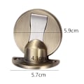 Miniatyrbilde 2 av 5: Dørstopper, usynlig magnetisk dørstopper, rustfritt stål gulv magnetisk dørstopper dørholder