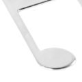 Miniatyrbillede 5 af 8: Musik Bog Klip Metal Bærbar Bog Side Holder Klip til Klaver Guitar Noder Stativ Sølv