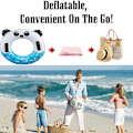 Miniatyrbild 3 av 5: Uppblåsbara flytleksaker i vuxenstorlek, utsökt tryckprocess, miljövänligt förtjockat 0,3 mm PVC-material, premium pool- eller strandflytleksak för sommarlek