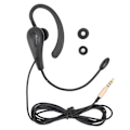 Miniatyrbild 2 av 5: Callcenter-headset, enkel öra, 3,5 mm, kundtjänst-hörlurar med mikrofon för bärbara datorer och mobiltelefoner