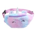 Pikkukuva 1 / 5: Söpö vyölaukku Cartoon Plush Fanny Pack Gradient Color Chest Bag