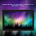 Miniatyrbilde 8 av 8: Bærbar digital-TV 14 tommer ATSC Samme skjermfunksjon Oppladbar bærbar TV EU-kontakt 110‑220V