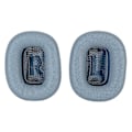 Miniatyrbild 2 av 8: Ersättningsöronkuddar Proteinläder Memory Foam Mjuka Andningsbara Hörlursöronkuddar för IOS Earbuds MAX Blå