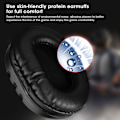 Miniatyrbild 4 av 8: 3,5mm+USB med Mikrofon Huvudmonterat Gaming Headset LED-Ljus Tillbehör