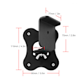Miniatyrbilde 4 av 5: Bar-høyttaler veggbrakett Metallhøyttaler veggmontert brakett for SAMSUNG HW Q930B HW Q930C HW Q990B HW Q990C SX Q990B