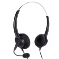 Miniatyrbillede 4 af 5: Callcenter-headset 3,5 mm computertelefon-headset med mikrofon til webseminarer, kontor, callcenter og erhverv