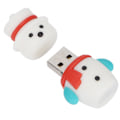 Miniatyrbild 6 av 7: Minnessticka Hög Hastighet Plug and Play Tålig Härlig Snögubbe Form Smidig Portabel Flashdrive för Hemmakontor Resor 64GB