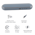 Miniatyrbild 7 av 8: Trådlös Bluetooth-benledningssovkuddespeakers, vit brusmaskin för IOS för Android blå