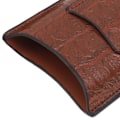 Miniatyrbillede 4 af 8: 3 Finger Cigar Etui Kunstig Læder Blød Anti Fade Åndbar Rejse Cigar Humidor med Lomme