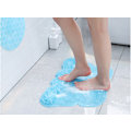 Miniatyrbild 4 av 5: Exfolierar & Masserar, Överdimensionerad fjärilsformad fotborstmatta med halkfria sugkoppar för omfattande duschvård