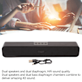 Pikkukuva 8 / 8: Langaton Bluetooth-soundbar 5 toistotilaa Melunvaimennus Surround-ääni 1200mAh Bluetooth 5.0 Bar-kaiutin