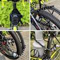 Miniatyrbild 7 av 7: Kompakt och lätt hopfällbart cykellås, robust och hållbart för hög säkerhet, snabb installation med högkvalitativt monteringsfäste och smart design