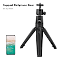 Miniatyrbild 3 av 6: Trådlös Bluetooth Selfie Stick Mini Stativ Utökningsbar Monopod för IOS för SamsungSvart