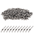 Miniatyrbilde 2 av 7: Metall Amerikansk Type SubLine Klips Fiske krok Svivel Hurtigkobling Liten Fiskeutstyr (svart 6#)