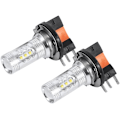 Miniatyrbilde 1 av 5: 2 stk 80W H15 LED-pærer hvite billykter LED-kjørelys