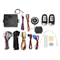 Miniatyrbild 1 av 5: 12V Bil Nyckellöst Entré System Fjärrkontroll Detektering LED Varningsljus Identitetsidentifiering för Auto