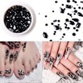 Miniatyrbild 4 av 5: Blandade färger Nail Art Rhinestone, Kristall Rhinestones