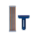 Pikkukuva 2 / 8: T-tyyppinen GPIO-laajennuskortti 40-nastainen nauhakaapeli Raspberry Pi 1B+/ 2B/ 3B