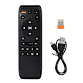 Pikkukuva 1 / 5: Kannettava Mini Air Mouse Langaton Näppäimistö Kaukosäädin TV/ PC/ Android iOS Älypuhelimeen