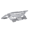 Miniatyrbild 3 av 8: Datorställ Bred Kompatibilitet Ergonomisk Design Hållbar Portabel Skrivbordshållare Silver