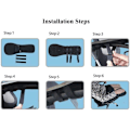 Miniatyrbild 5 av 8: Ergonomiskt Armstöd för Skrivbord och Stol, Justerbart Armstöd med Cirkulär Skärm för att Förhindra Fall, Handledsstöd, Tryckavlastning