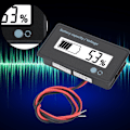 Miniatyrbild 5 av 5: GY-6GD PCB HTN Batterikapacitetsmonitor Indikator LCD-skärm med blinkande larm 12-84V Vit