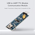 Miniatyrbild 4 av 5: USB till UART TTL-modul USB Mini AB-kontakt 3 strömförsörjningslägen 3 LED USB UART seriell adaptermodul för Win XP 7 8 10 11