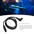 Miniatyrbillede 5 af 5: XLR han til hun mikrofonkabel XLR balanceret kabel 3-polet stik mikrofonledning til KTV hjemmebiograf 6,6ft