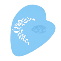 Pikkukuva 3 / 6: 7styles/set Uudelleenkäytettävä kasvomaalaus Stencil Body Painting Template Flower Butterfly Facial Design
