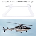 Miniatyrbild 6 av 8: Landningsställ för fjärrstyrd helikopter, plast, landningsutrustning för FW450 V3 RC-helikopter, vit