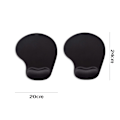 Miniatyrbild 5 av 5: Handledsstöd, Ergonomisk Musmatta Halkfri PU-bas För Smärtlindring, Hemmakontor Arbetsstudie (Elegant Utseende, Miljövänligt Material)