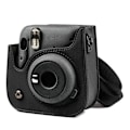 Miniatyrbild 3 av 5: PU-läderfodral med axelrem för Fujifilm Instax Mini 11-kamera