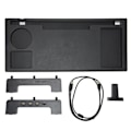 Miniatyrbilde 1 av 5: Monitorstativ med 3 USB-utganger, ergonomisk, solid plast, enkel montering, skrivebordsstativ for bærbar PC, skriver, TV