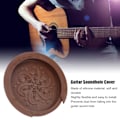 Miniatyrbild 7 av 8: Gitarr ljudhålsskydd silikon dammtät kompakt bärbar mjuk ljudhålskydd för gitarrist brun