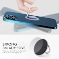 Miniatyrbild 5 av 7: Ultratunn Telefonringhållare, Justerbar Ring för Bekvämt Grepp & Enkel Installation, 360° Rotation & Flexibel Justering för Smartphones